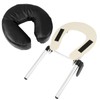 VARIPOWDER Aluminum Adjustable Face Cradle with Pillow Cushion,Standard Universal Massage