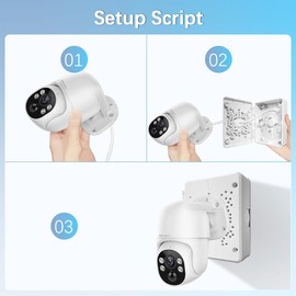 【PTZ/Bullet Camera Junction Box】 Universal Security Camera Junction Box IP Camera Mounting Brackets ABS Plastic Waterproof Hide Cable Boxes