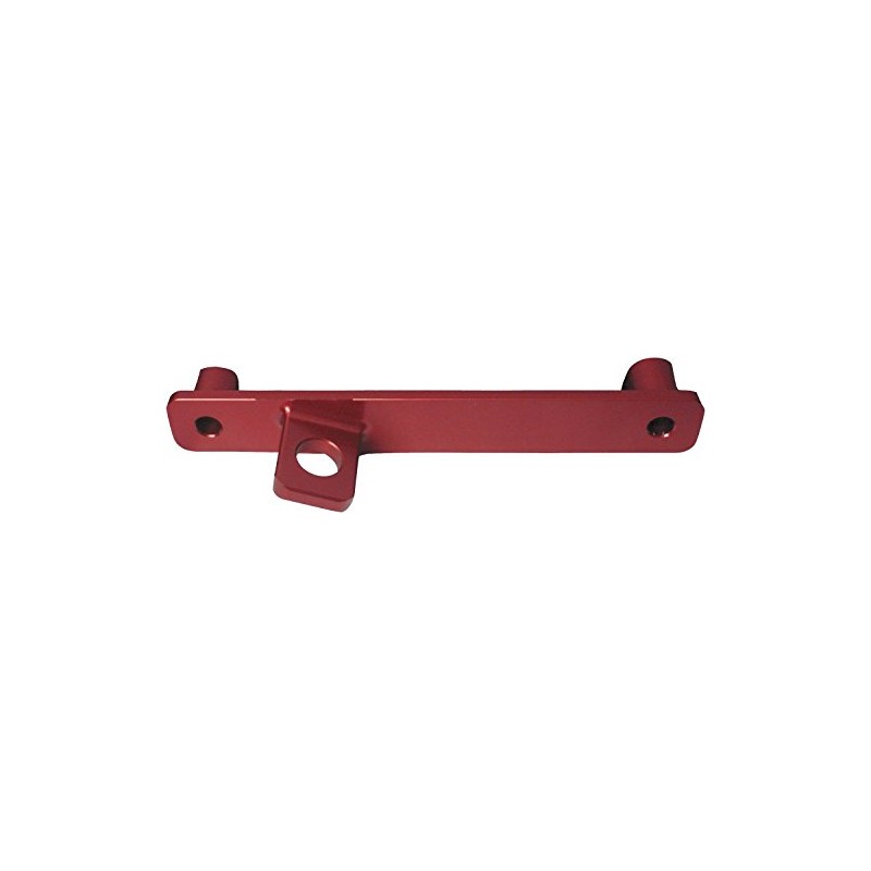 ModQuad Rear Fender Flag Mount Aluminum Red Universal Offroad/MX Dirt