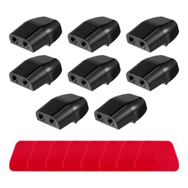 SHMZK 8 PCS Deer Whistles for Car, Deer Whistles Animal Warning Device to Avoid Collisions, Animal Alert Deer Repellent Devices for Cars Trucks Motorcycles, Car Accessories (Black)