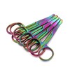 OdontoMed2011 Set of 10 Multi Titanium Color Rainbow Safety Nose