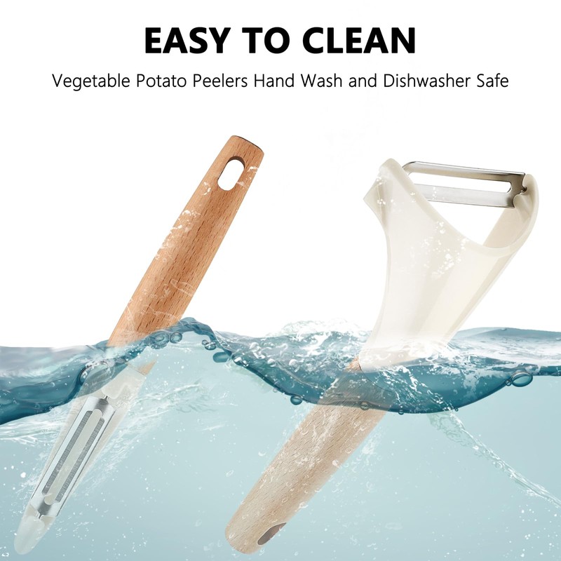 Potato Peelers Stainless Steel Swivel Peelers Y-Shaped and I-Shaped Peeler