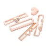 Levemolo 5 Pcs Heart Shaped Decorative Watch Strap Rings Easy