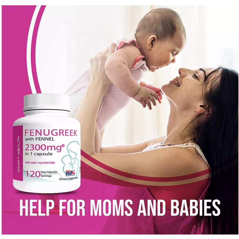 Comfy Health Increase Milk Supply Breastfeeding Support Lactation Pills Nursing