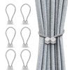HangYu 6PCS Magnetic Curtain Tiebacks Clips Window Tie Backs Holders
