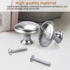 Fansunta 30 Pieces 1-1/5 inch Silvery Cabinet Knobs Drawer knobs