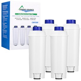 4 Pezzi Filtro Delonghi Macchina Caffè DLSC002 Filtro Addolcitore per Acqua Macchinas Caffè Automatiche, Ricambio Filtros Macchina Caffès della Serie ECAM, ESAM, ETAM