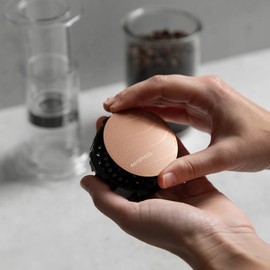 AeroPress Gold Tone Metal Coffee Filters, Reusable Coffee Filters for AeroPress Coffee Makers, Full-Bodied Coffee Without Bitterness, Easy to Clean Gold Coffee Filter, Stainless Steel - Standard