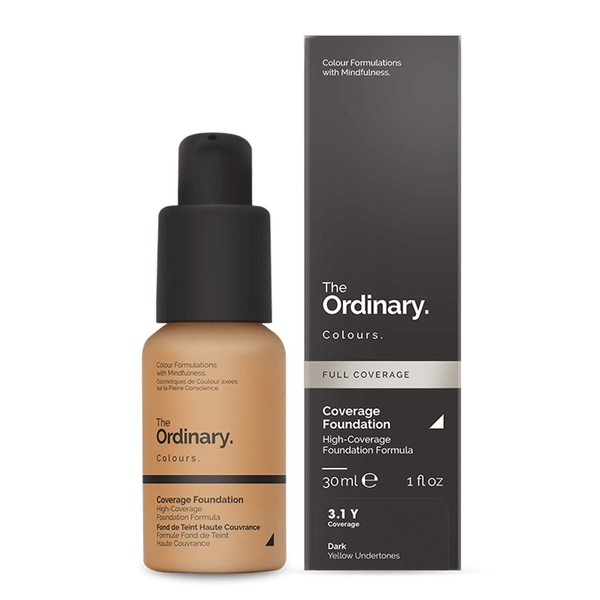 The Ordinary Coverage Foundation 30ml 3.1 Y Dark