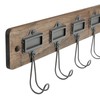 Spectrum Vintage Living 5 Hook Coat Rack Wall Mount with