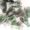 Lovionus89 Natural Green Fluorite Angel Statue, Hand Carved Stone Healing