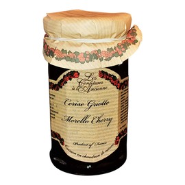 Les Confitures à la Ancienne Set of 2 Jars, Cerise Griotte Confiture, French Morello Cherry Preserves, 9.5 oz