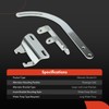 A-Premium Alternator Bracket Kit Compatible with Small Block Chevy 265