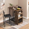 IDEALHOUSE Bar Table and Chairs Set for 2, Pub Table
