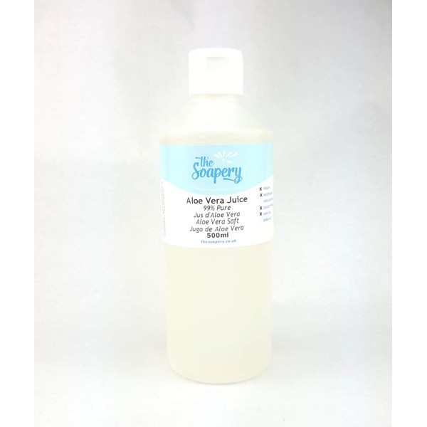 The Soapery Aloe Vera Juice 500ml - 99% Pure Natural