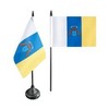 Flag FRITZE® Spain Canary Islands Table Flag 4 x 6 Inches