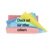 100 Large Blue "J Cloth Style." Cloths | 50cm x