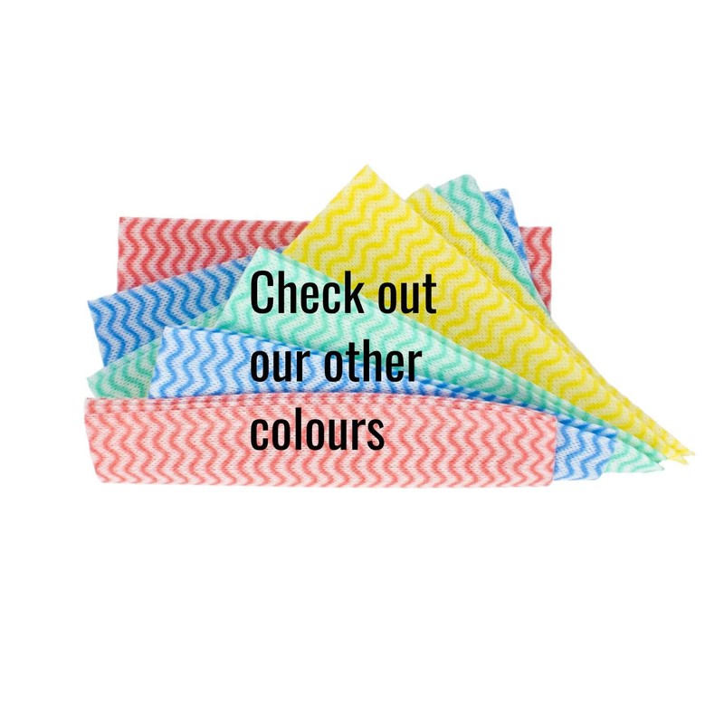 100 Large Blue "J Cloth Style." Cloths | 50cm x