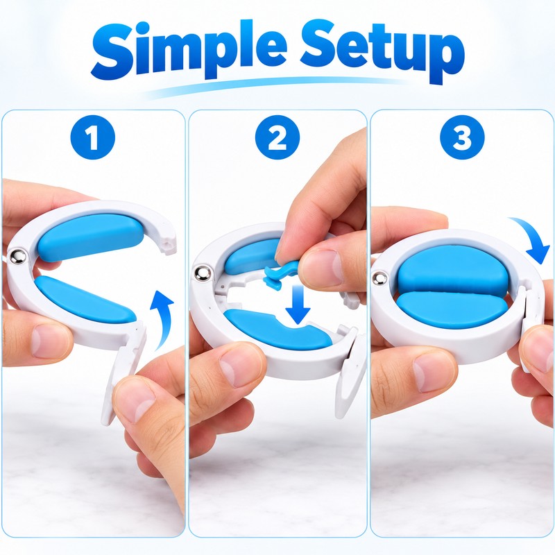 Male Urinary Incontinence Clamp – Soft Silicone Adjustable Pressure Clip