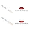 uxcell 6mm 4mm Wool Felt Mounted Points Tapered Polishing Buffing