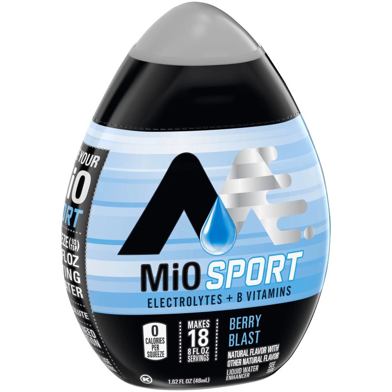 MiO Sport Berry Blast Liquid Water Enhancer Electrolytes B Vitamins