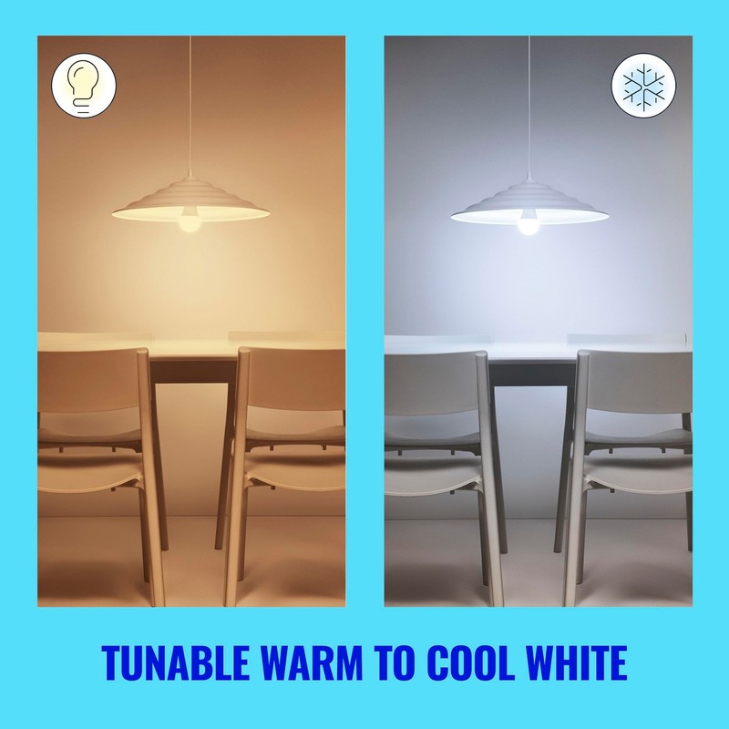WiZ Connected 100W A19 LED Smart Light Bulbs Tunable White