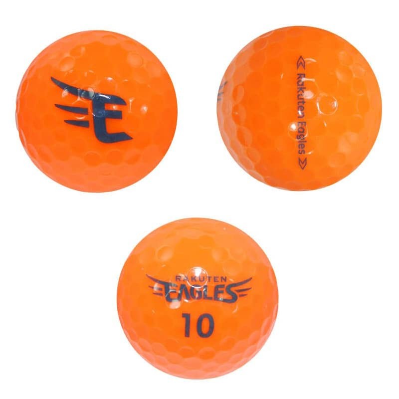 LEZAX REBA-3759 Tohoku Rakuten Golden Eagles Golf Balls, Pack of