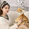 AQCQDQ Tiger Cuddly Toy, Tiger Stuffed Toy, Realistic Tiger Plush