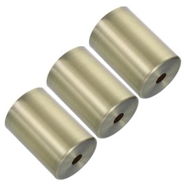 PATIKIL E27 Lamp Socket Cup, 3 Pcs Lamp Bases Holder Covers Sleeves Decorative Lighting Accessories for Chandelier Wall Ceiling, Bronze (1.7" ODx2.4 H)