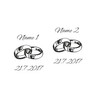laser-diele 2 Leonardo Champagne Glasses with Engraving – Gift for