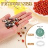 PATIKIL 4mm Indian Agate Beads, 200 Pcs Round Natural Gemstone
