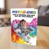 Stuff4 Dad Birthday Card - Astro-Dad - Happy Birthday Card