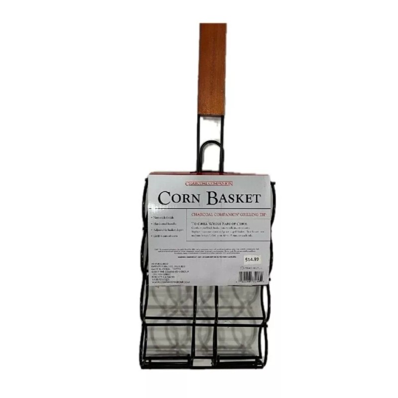 Charcoal Companion Corn Basket for Kitchen Holds 4 Ears of