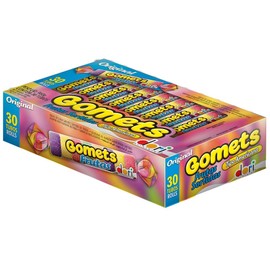 Gomets Assorted Fruit Flavoured Jelly Rolls Bala De Gomas 30 Rolls - 33.86 Oz