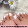 NOVO OVO Square Toe Nail Tips French Tip Press on
