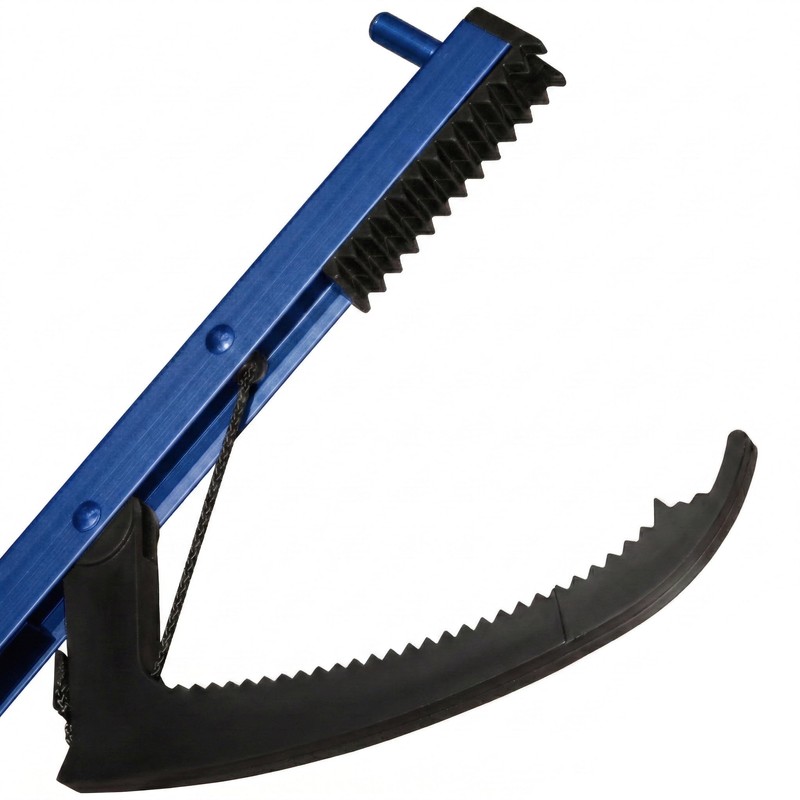 Blue Aluminum Reacher Grabber with Magnetic Tip