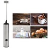 Stainless Steel Electric Milk Frother Handheld Egg Beater USB Charging