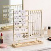 Vellure Jewelry Organizer Drawer – Wooden Base with Metal T-Bars,