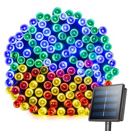 39FT 100 LED Christmas String Lights Outdoor/Indoor, Memory Function & 8 Modes, Waterproof Fairy String Lights for Xmas Tree Holiday Party Garden