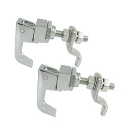 2PCS Lift and Turn Latches and Compression Latch, Adjustable Grip Handle Rotation 360 Silver