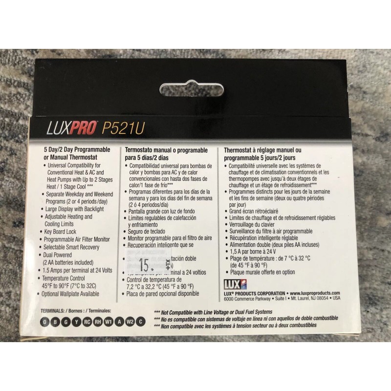 Lux.Pro LuxPro P521U 5-Day to 2-Day Digital Universal Programmable Or