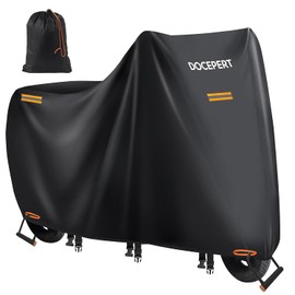Motorcycle Tarpaulin XXL Outdoor, 420D Oxford Tarpaulin Waterproof with Waterproof Tape and 4 Reflective Strips for Outdoor Use (XXL 231 x 96 x 129 cm)