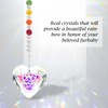 Teeloray Crystal Suncatcher Pet Memorial Gift, Rainbow Prism Window Decorative