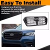 YLT Auto Glossy Black Front Bumper Upper Grille For 2019