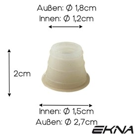 EKNA Shisha Seal – Set of 4 Shisha Head Gasket – Shisha Rubber Made of Natural Rubber – Shisha Seal Bowl – Head Seal Shisha – Rubber Head – For Any Type of Bowl and Heads (Set of 4)