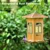 Buzzeap Bird Feeder for Wild Birds, Bird Feeder for Garden,