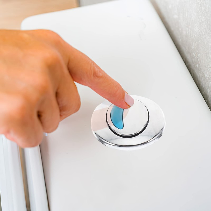 TEHAUX Replacement Double Flush Toilet Handle Push Button Repair