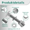DSM - Carriage Bolts M6 x 110 mm DIN 603