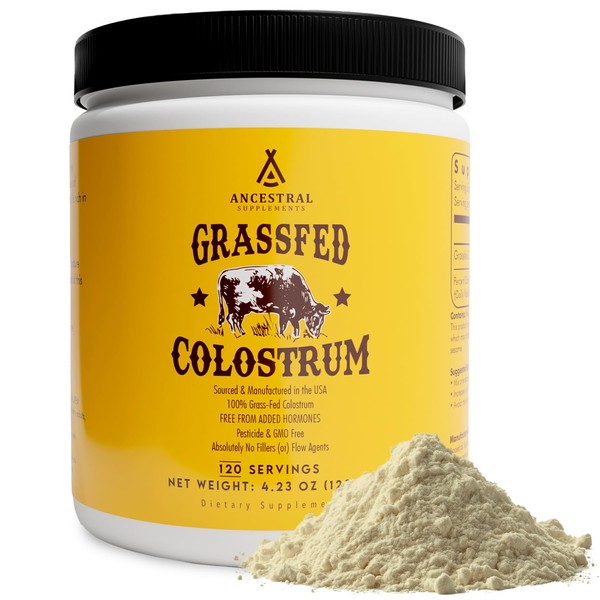 Ancestral Supplements Pure Colostrum Powder – Immune Support and Gut