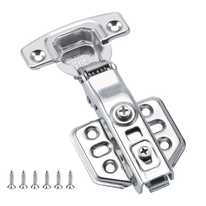 anchak 4 x 110 Degree Concealed Hinge Corner Stop Rustproof